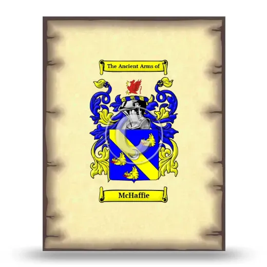 McHaffie Coat of Arms Print