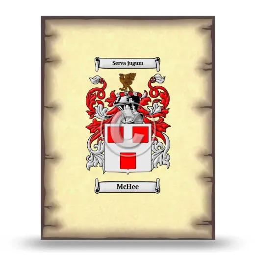 McHee Coat of Arms Print
