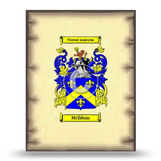 McIlduin Coat of Arms Print