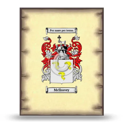 McIlravey Coat of Arms Print