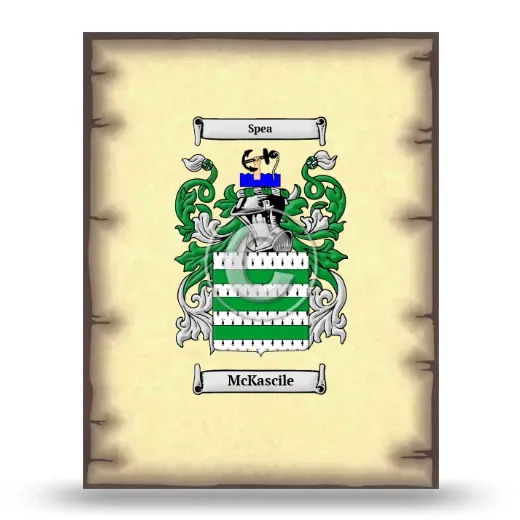McKascile Coat of Arms Print