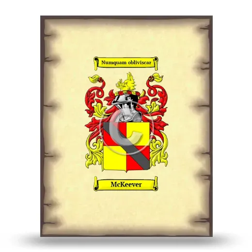 McKeever Coat of Arms Print