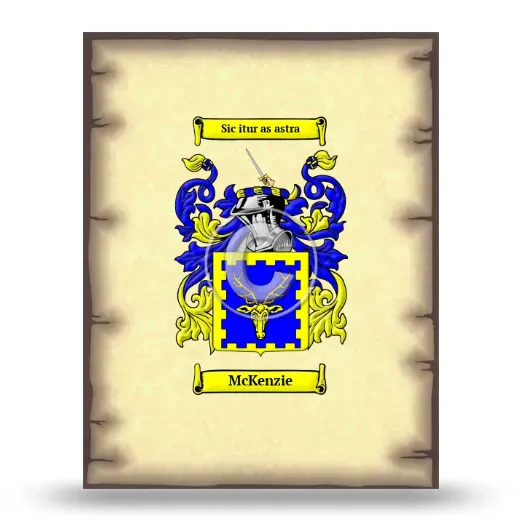 McKenzie Coat of Arms Print