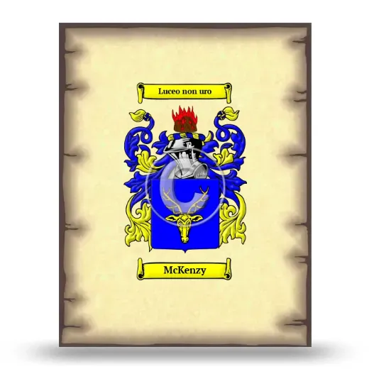 McKenzy Coat of Arms Print