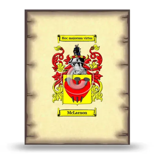 McLarnon Coat of Arms Print