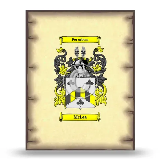 McLea Coat of Arms Print