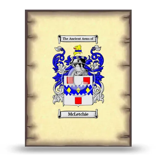 McLetchie Coat of Arms Print
