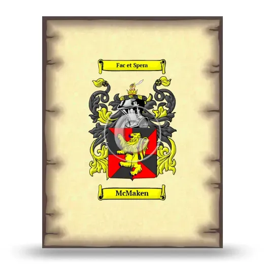McMaken Coat of Arms Print
