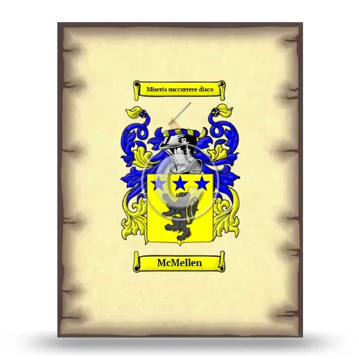 McMellen Coat of Arms Print