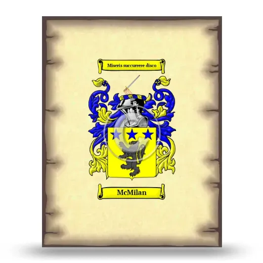 McMilan Coat of Arms Print