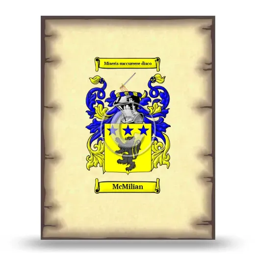 McMilian Coat of Arms Print