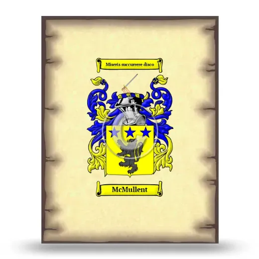McMullent Coat of Arms Print