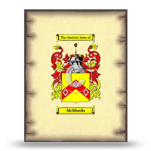 McMurdo Coat of Arms Print