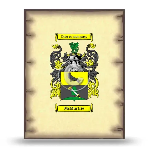 McMurtrie Coat of Arms Print