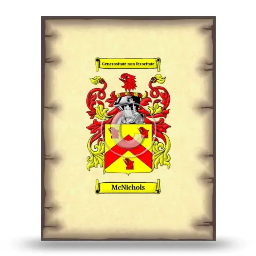 McNichols Coat of Arms Print