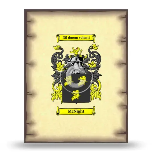 McNight Coat of Arms Print