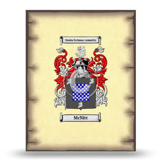 McNitt Coat of Arms Print