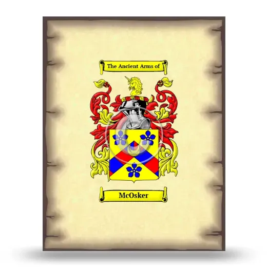 McOsker Coat of Arms Print
