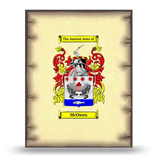 McOwen Coat of Arms Print