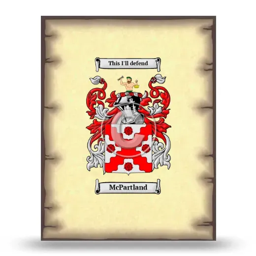 McPartland Coat of Arms Print