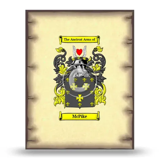 McPike Coat of Arms Print