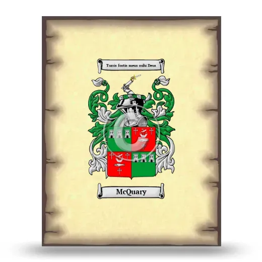 McQuary Coat of Arms Print
