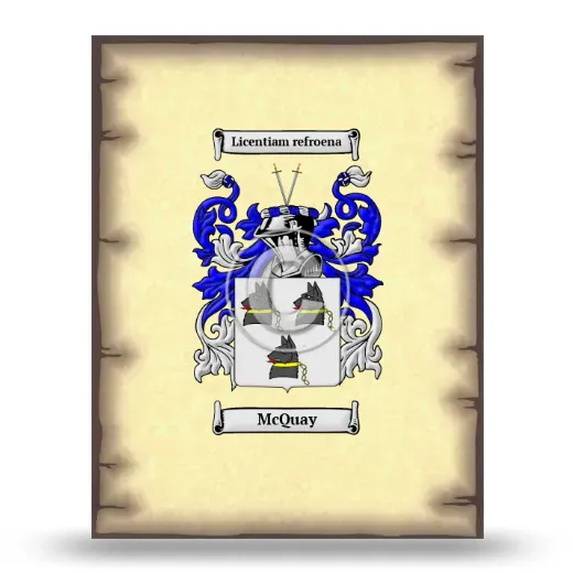 McQuay Coat of Arms Print