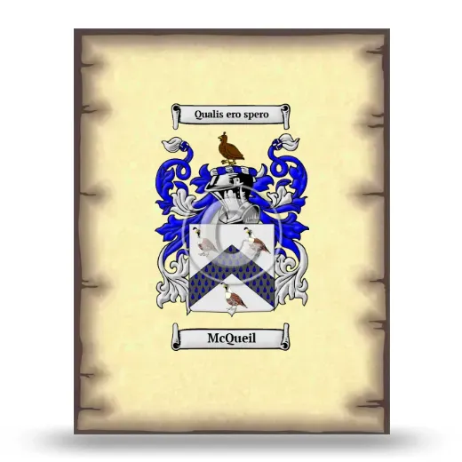 McQueil Coat of Arms Print