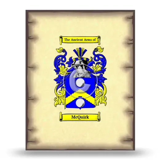 McQuirk Coat of Arms Print