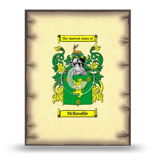 McRandile Coat of Arms Print