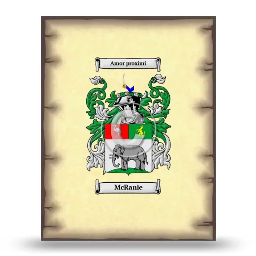 McRanie Coat of Arms Print