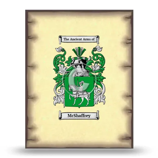 McShaffrey Coat of Arms Print