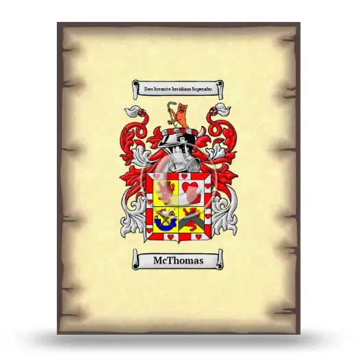 McThomas Coat of Arms Print