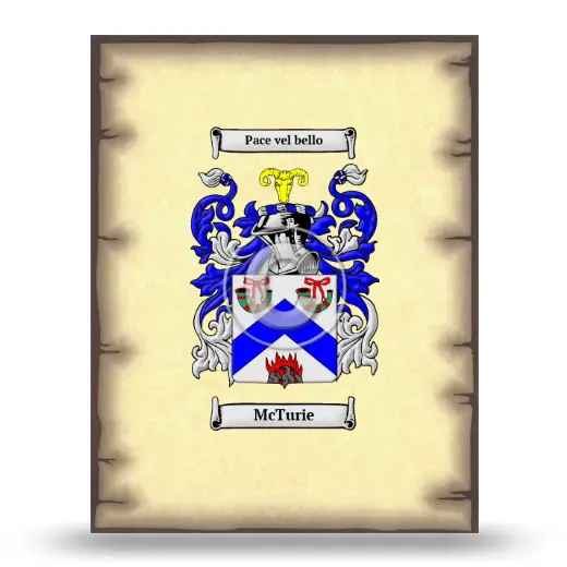 McTurie Coat of Arms Print