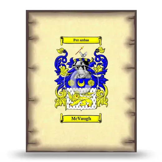 McVaugh Coat of Arms Print