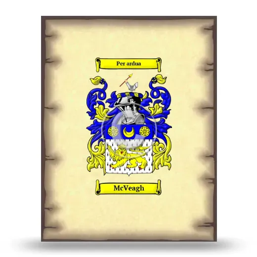 McVeagh Coat of Arms Print