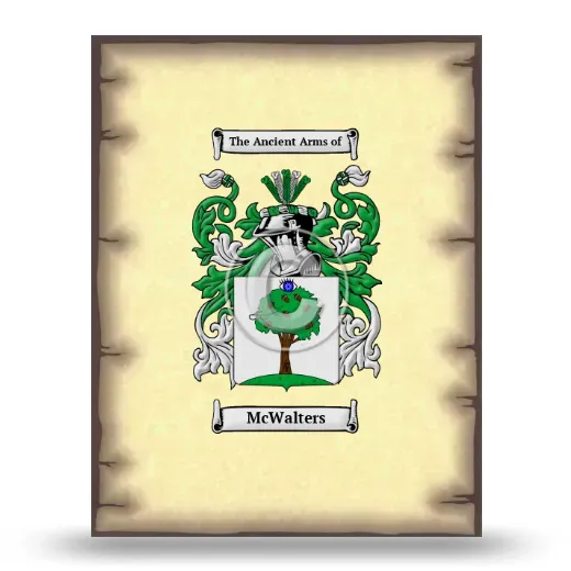 McWalters Coat of Arms Print