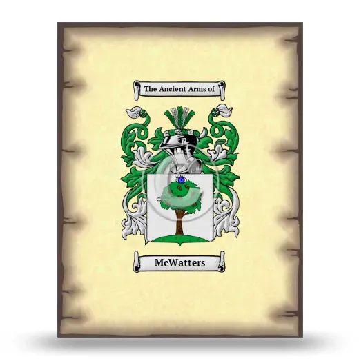 McWatters Coat of Arms Print