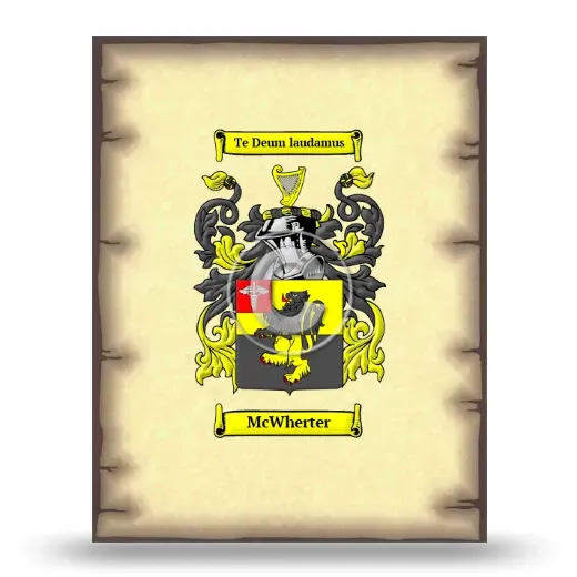 McWherter Coat of Arms Print