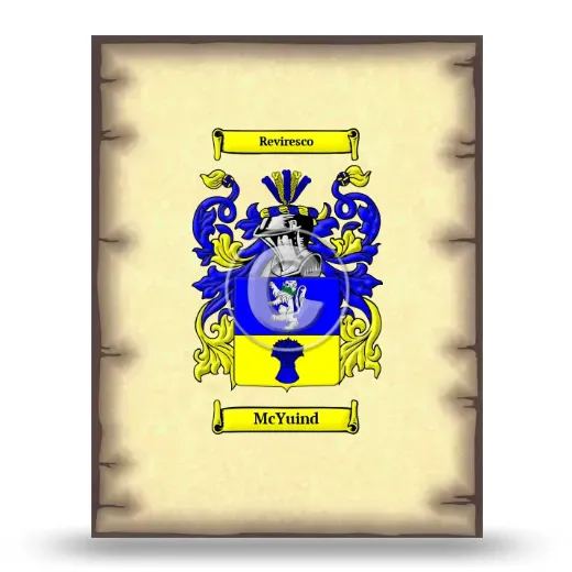 McYuind Coat of Arms Print