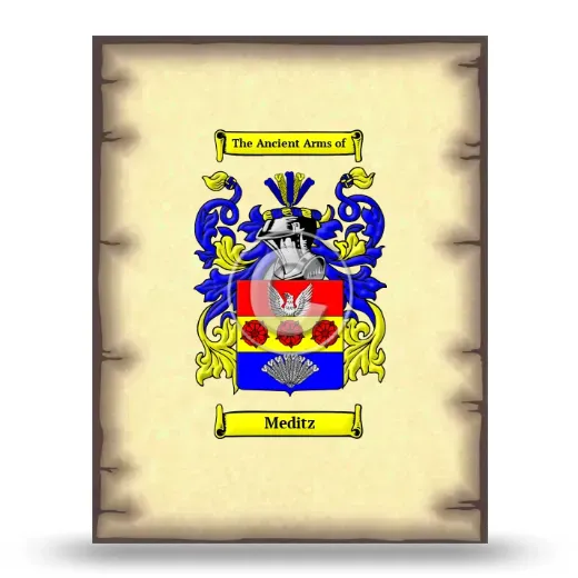 Meditz Coat of Arms Print