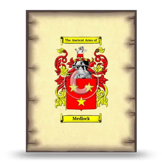 Medlock Coat of Arms Print