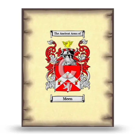 Meen Coat of Arms Print