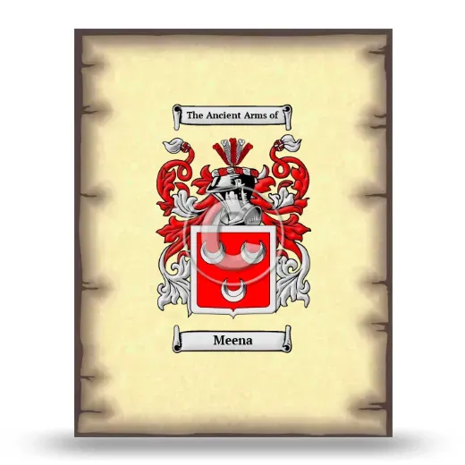 Meena Coat of Arms Print