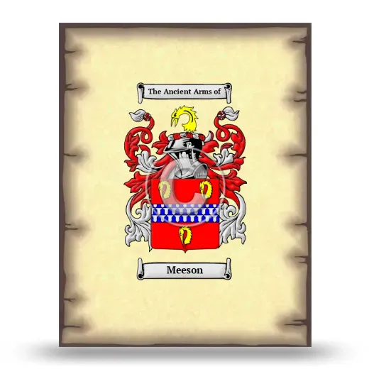 Meeson Coat of Arms Print