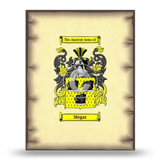 Megat Coat of Arms Print