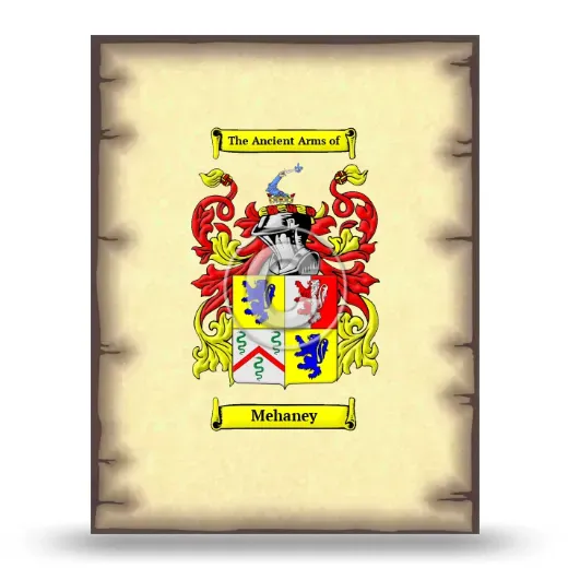 Mehaney Coat of Arms Print