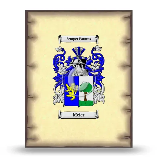 Meier Coat of Arms Print