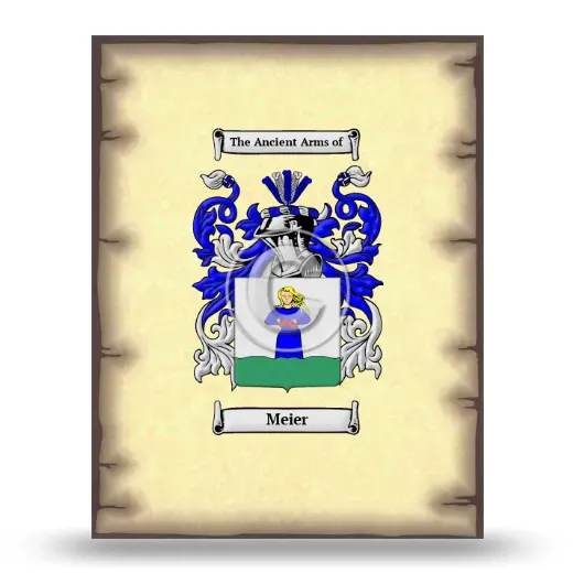 Meier Coat of Arms Print