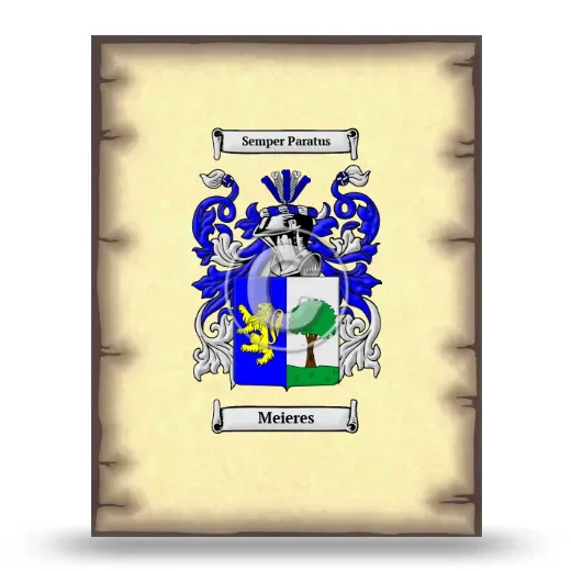 Meieres Coat of Arms Print